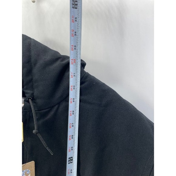 Carhartt Men's Black Hooded Zip-up Jacket Made In USA J140-BLK Sz 2XL New - Picture 12 of 12